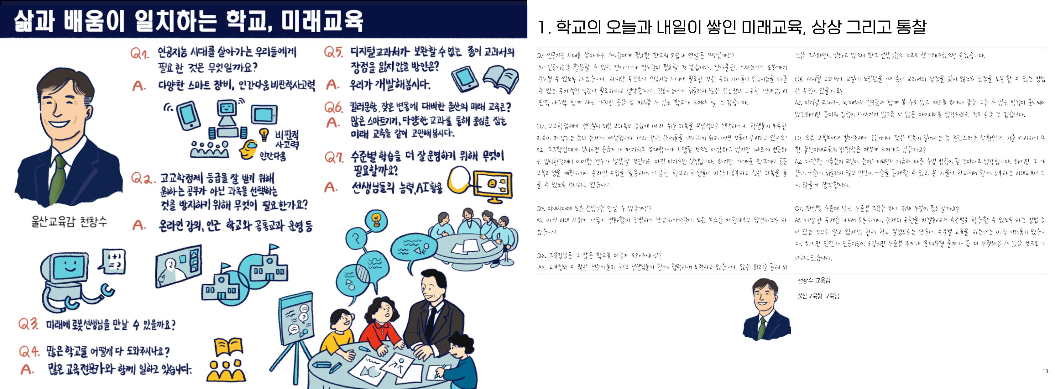 삶과 배움이 일치하는 학교, 미래교육